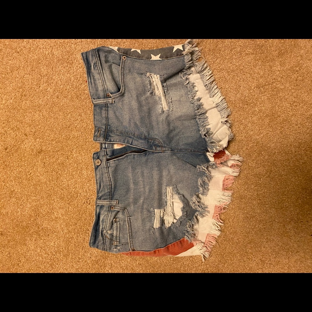 Fourth of July Jean shorts